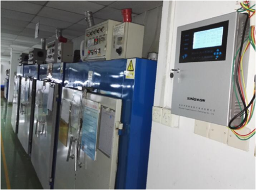 深國(guó)安氧氣在線監(jiān)測(cè)系統(tǒng)安裝現(xiàn)場(chǎng)