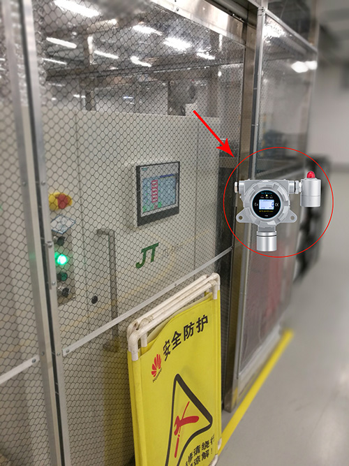 氧氣在線監(jiān)測(cè)系統(tǒng)安裝現(xiàn)場(chǎng)