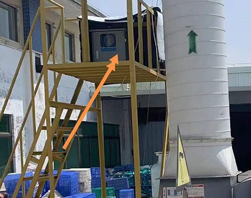 廢氣在線監(jiān)測(cè)系統(tǒng)安裝現(xiàn)場(chǎng)圖