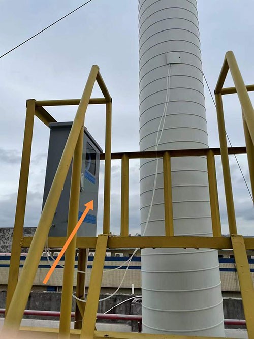 廢氣在線監(jiān)測(cè)系統(tǒng)安裝現(xiàn)場(chǎng)圖